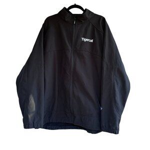 2/$30 Tigercat H2Xtreme Stormtech Waterproof Jacket Size 2XL Zip Up Black Work
